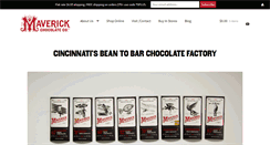 Desktop Screenshot of maverickchocolate.com